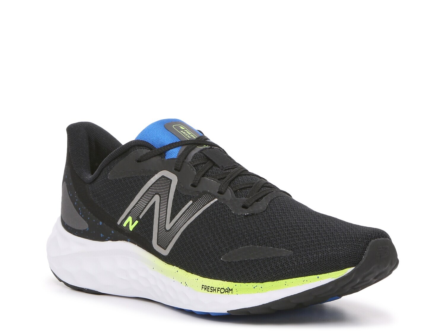 Кроссовки New Balance Fresh Foam Arishi V4, черный/зеленый кроссовки new balance fresh foam arishi v4 цвет concrete brighton grey