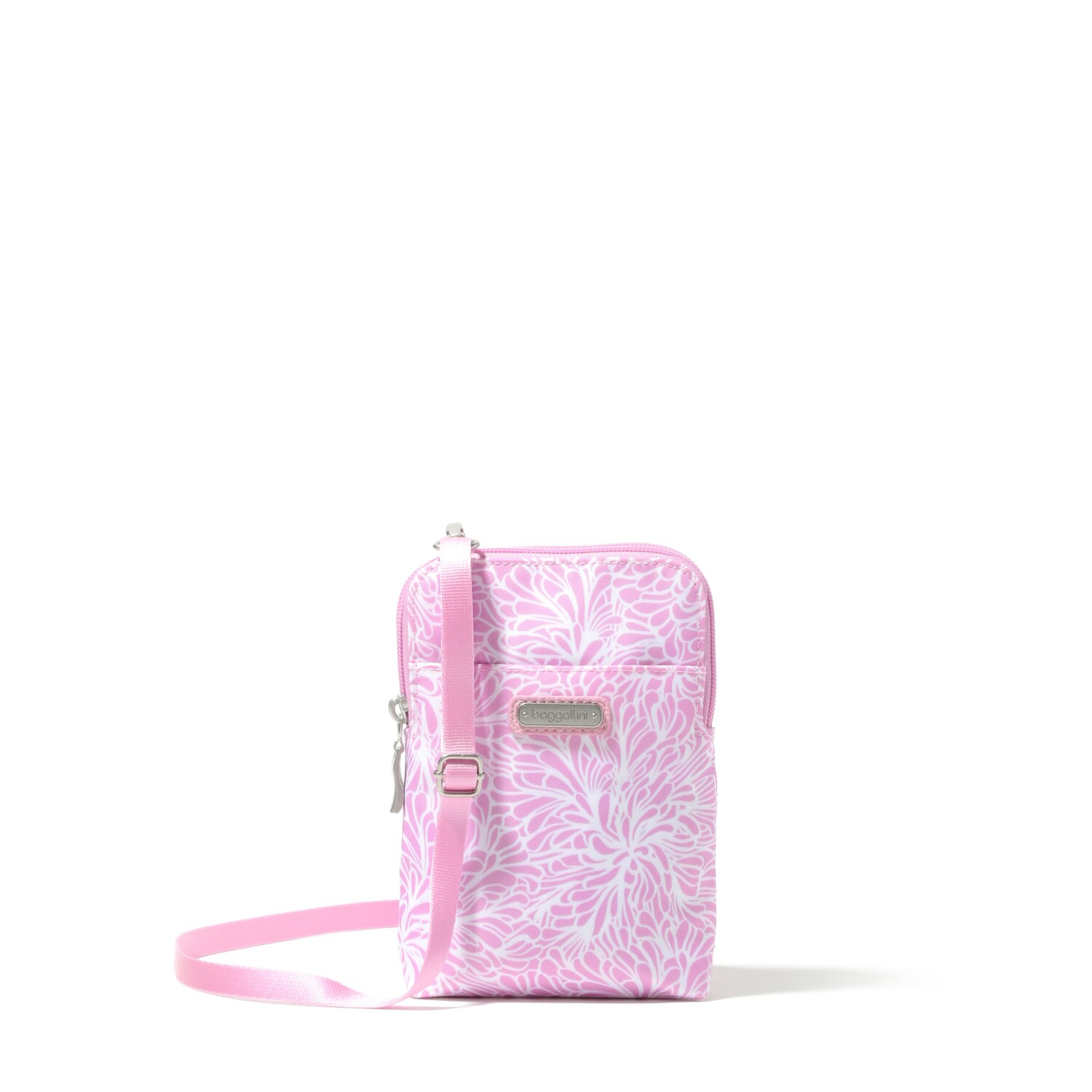 

Baggallini Женская сумка через плечо Take Two RFID Bryant, цвет Pink Blossom