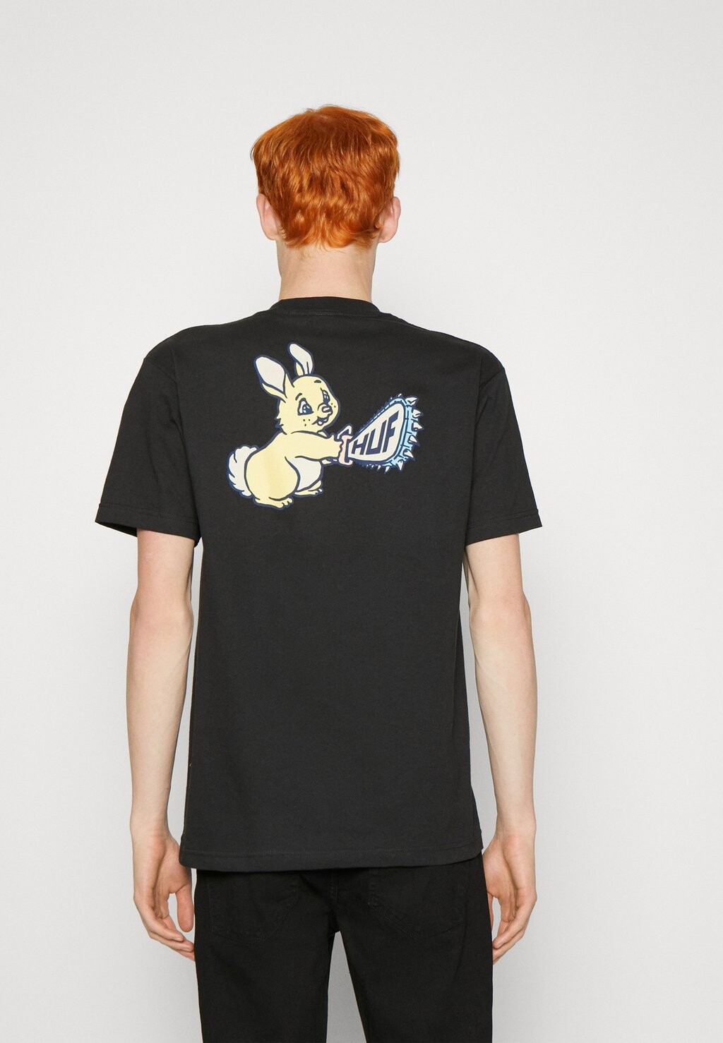 

Футболка с принтом HUF ФУТБОЛКА BAD HARE DAY TEE UNISEX, цвет black