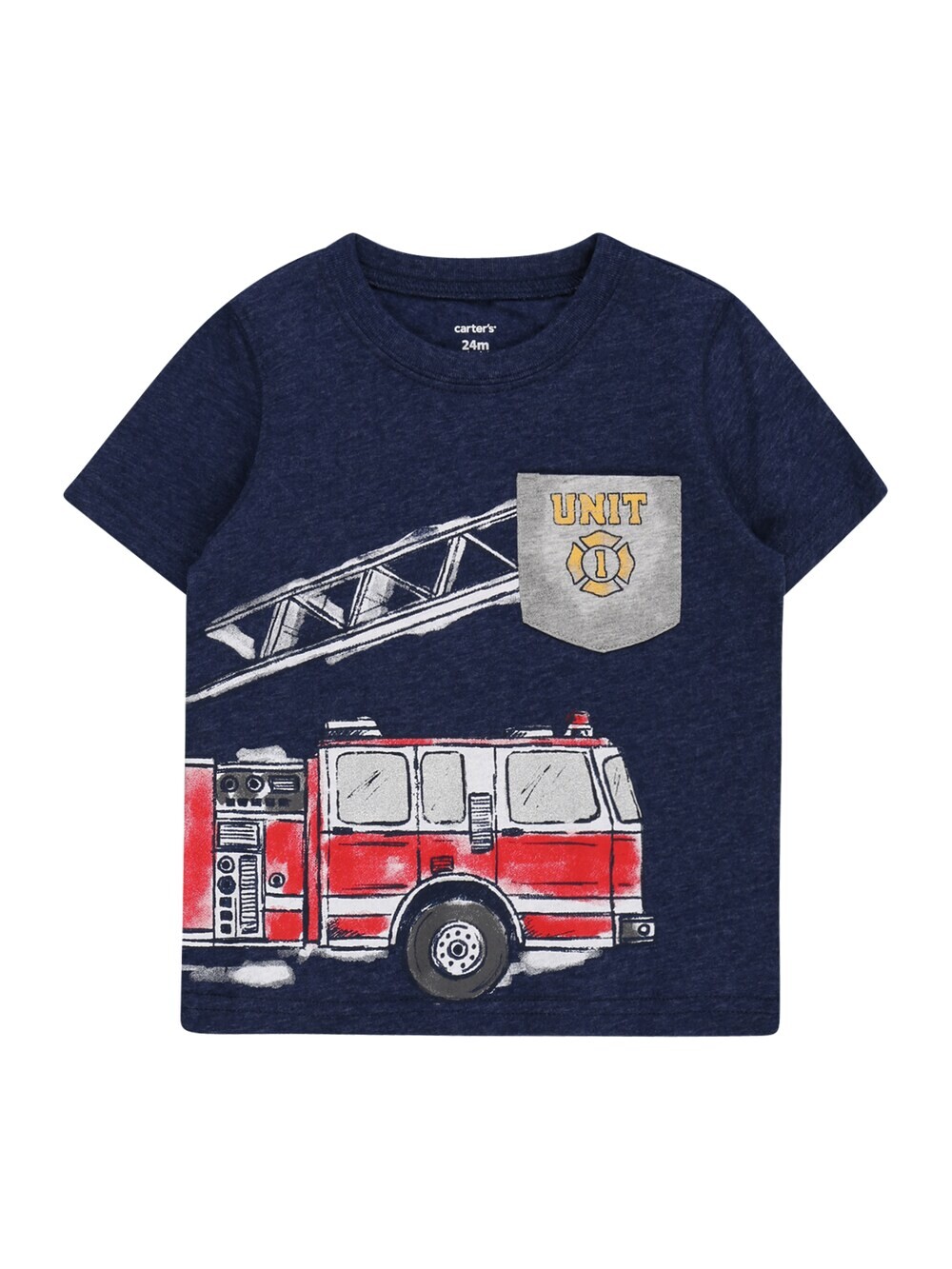 

Футболка Carters FIRETRUCK, темно-синий