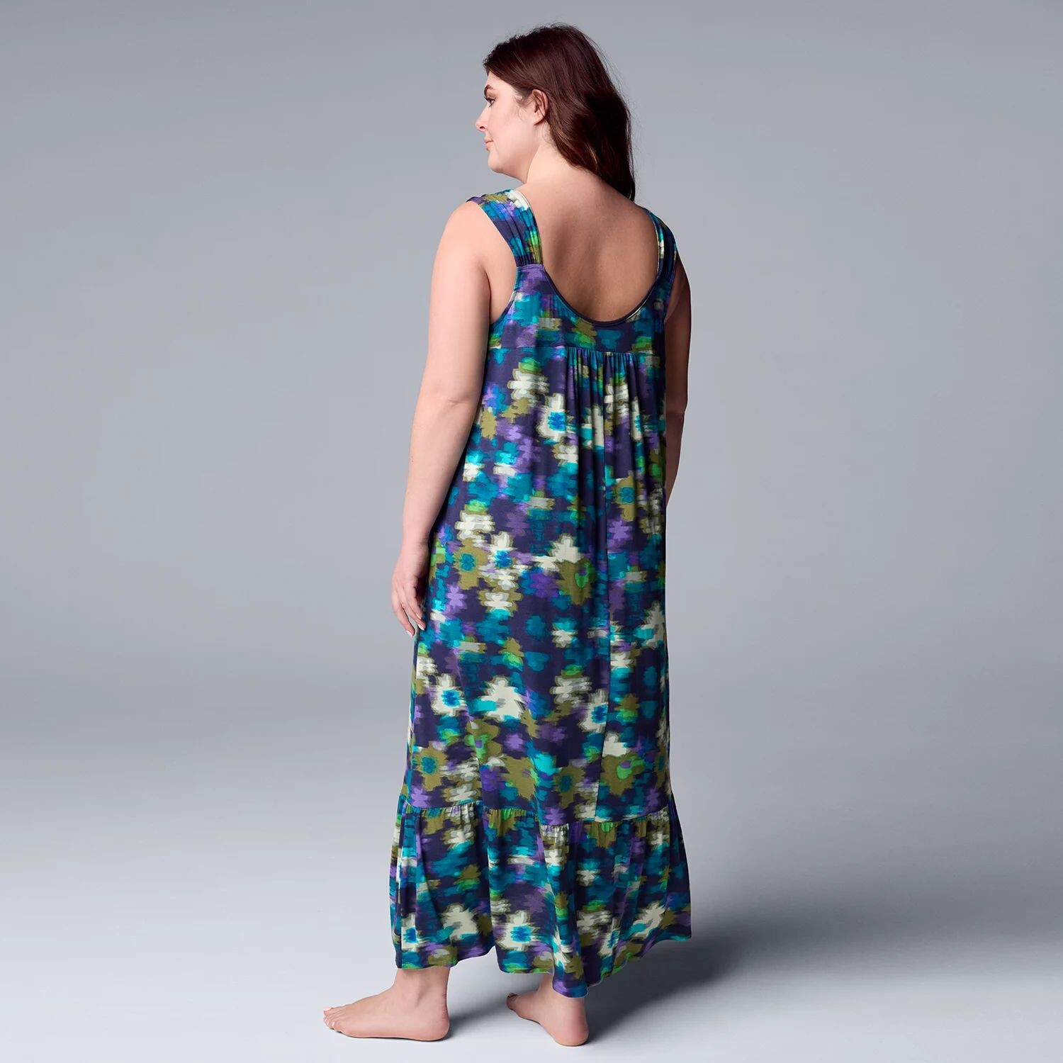 

Плюс размер Simply Vera Vera Wang Макси-сорочка Simply Vera Vera Wang