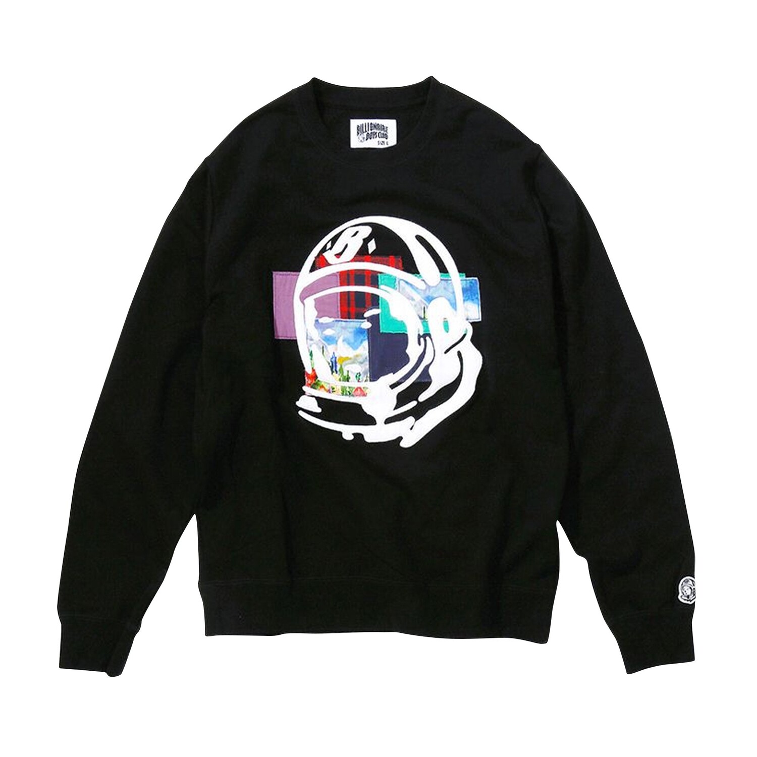 

Свитер с круглым вырезом и шлемом Billionaire Boys Club, цвет черный