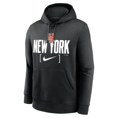 

Худи Nike New York Mets Club Slack, черный