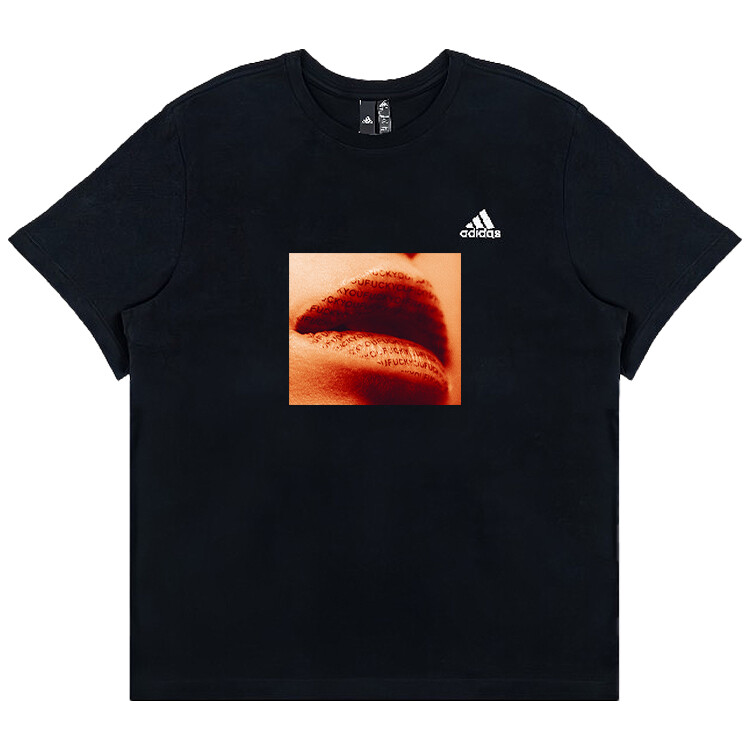 

Футболка унисекс черная Adidas, черный