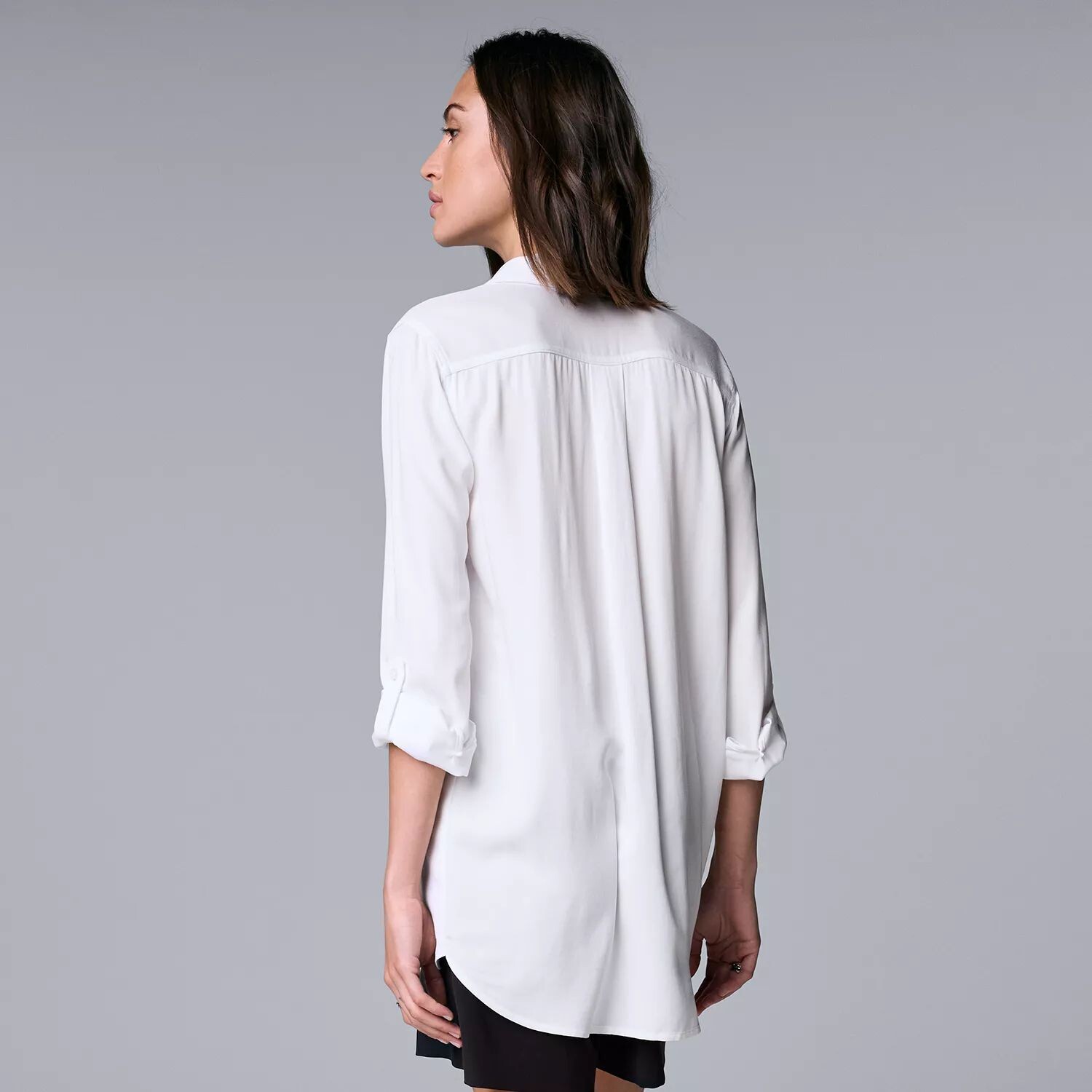 

Женская рубашка в стиле милитари Simply Vera Vera Wang Simply Vera Vera Wang