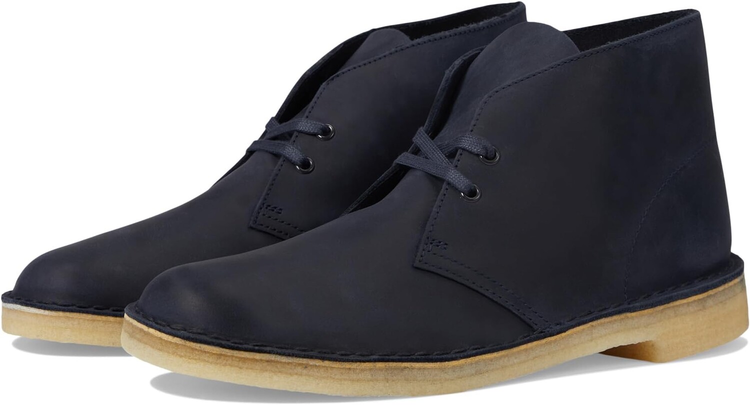 

Ботинки Desert Boot Clarks, цвет Navy Leather 1