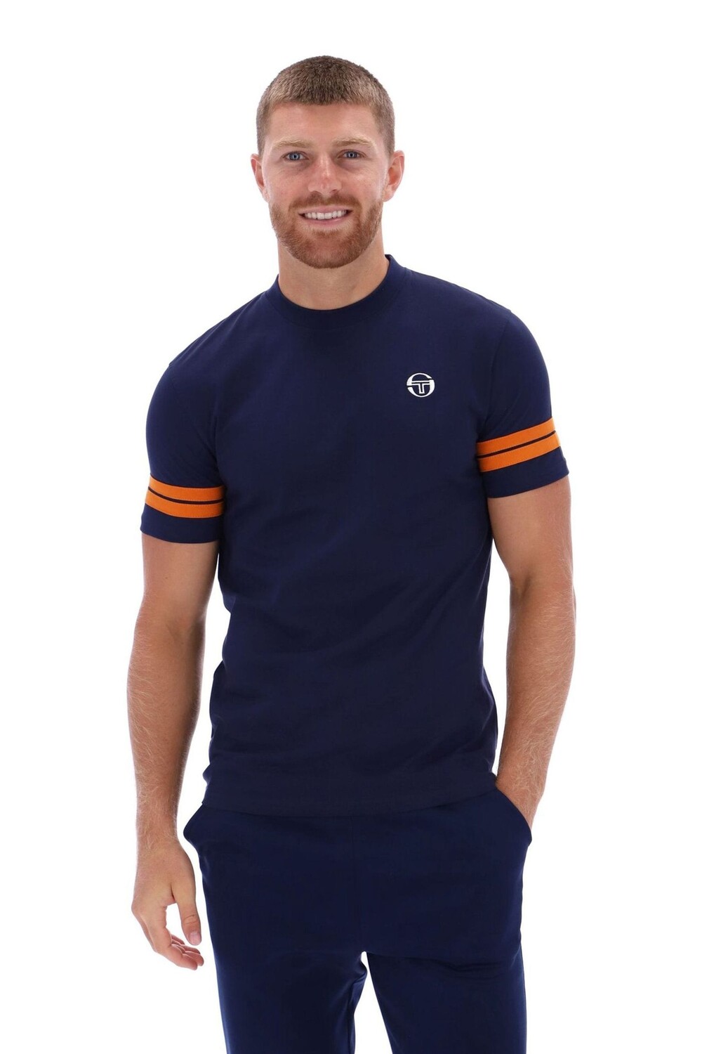 

Футболка Grello Crew из 100% хлопка Sergio Tacchini, синий