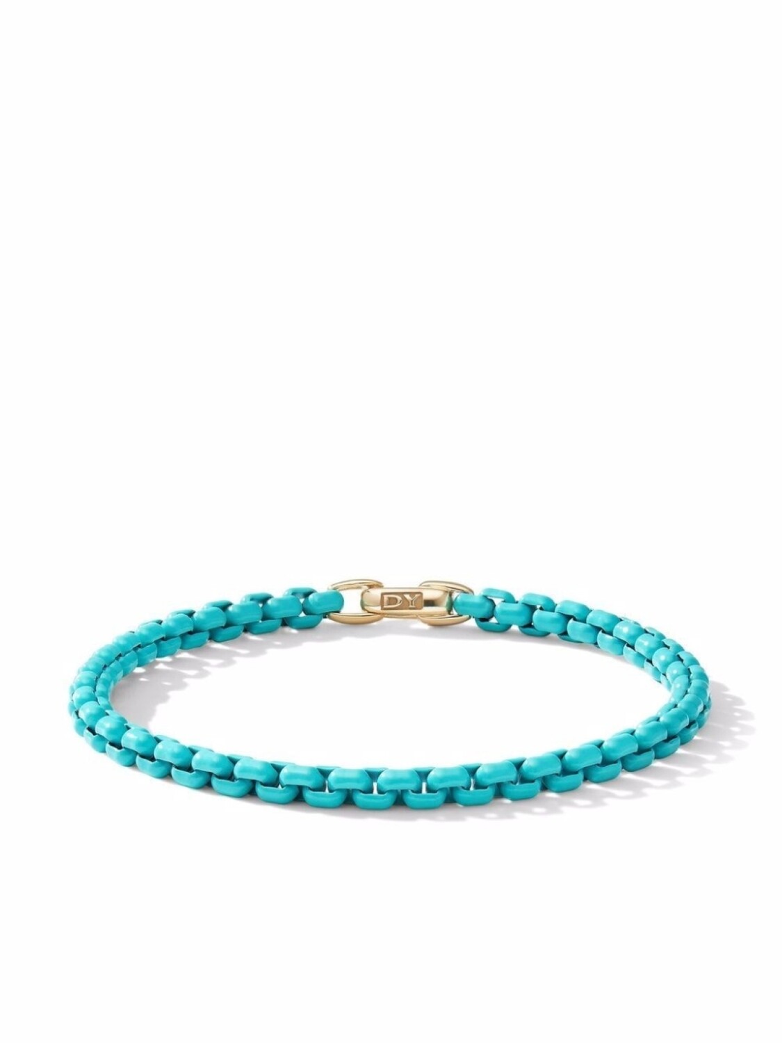 

Цепочный браслет DY Bel Air из желтого золота David Yurman, синий