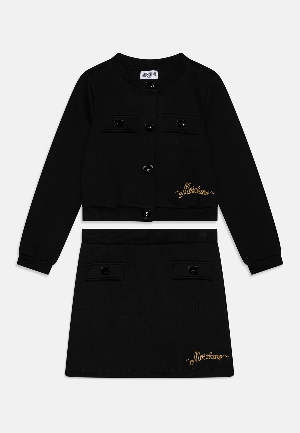 

Толстовка на молнии Skirt Set MOSCHINO, черный