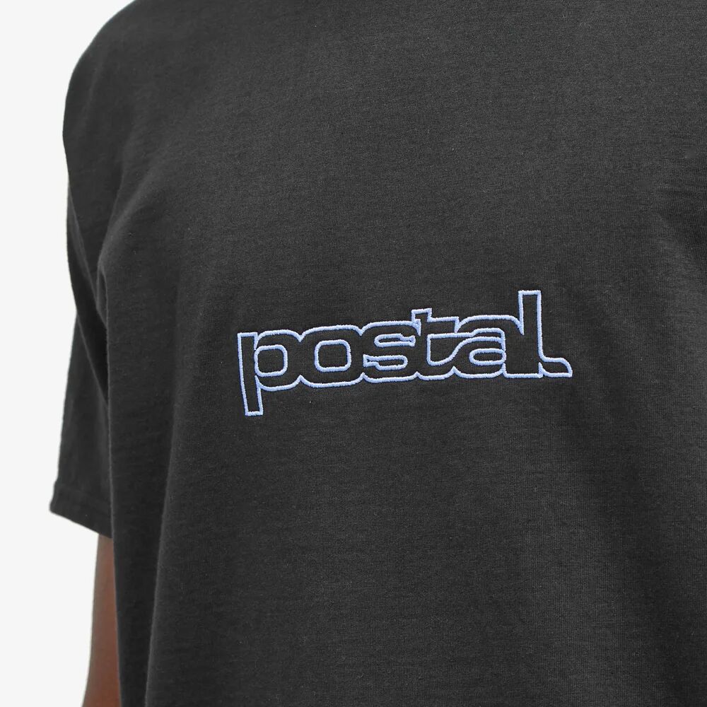 Postal Футболка с контурным логотипом, черный