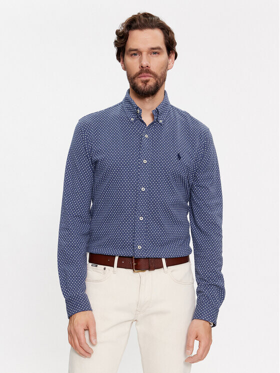 

Рубашка стандартного кроя Polo Ralph Lauren, синий