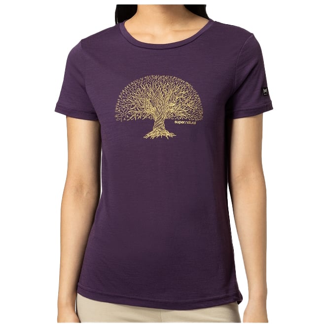 

Рубашка из мериноса Super.Natural Tree of Knowledge Tee, цвет Mysterioso/Gold