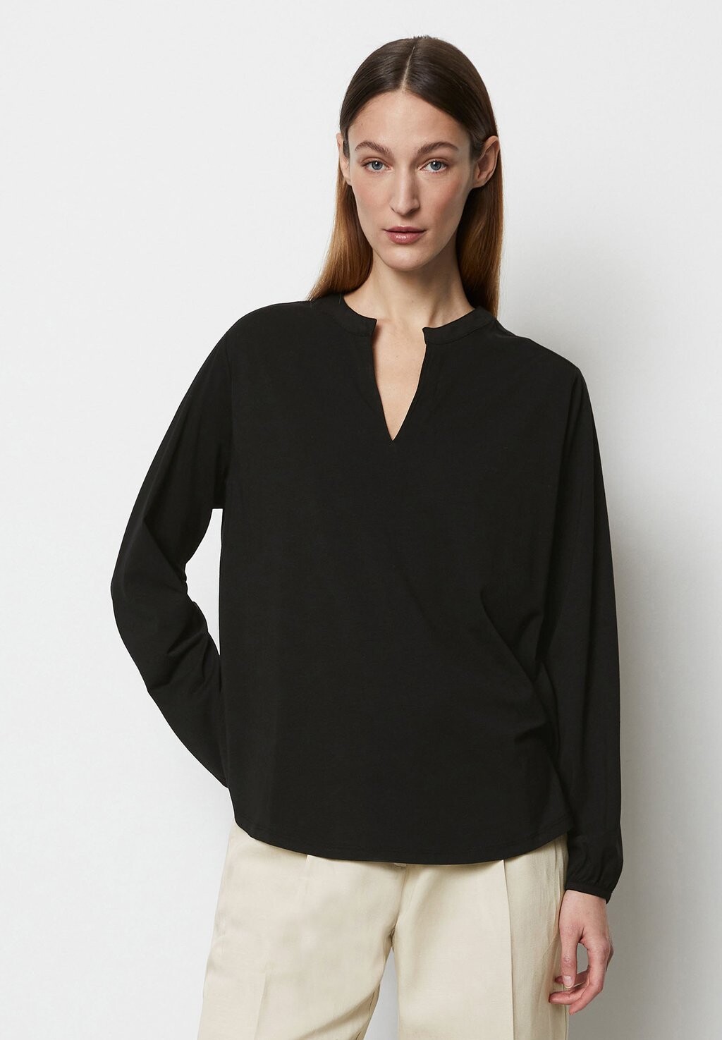 

Топ с длинными рукавами LOOSE Marc O'Polo, цвет black