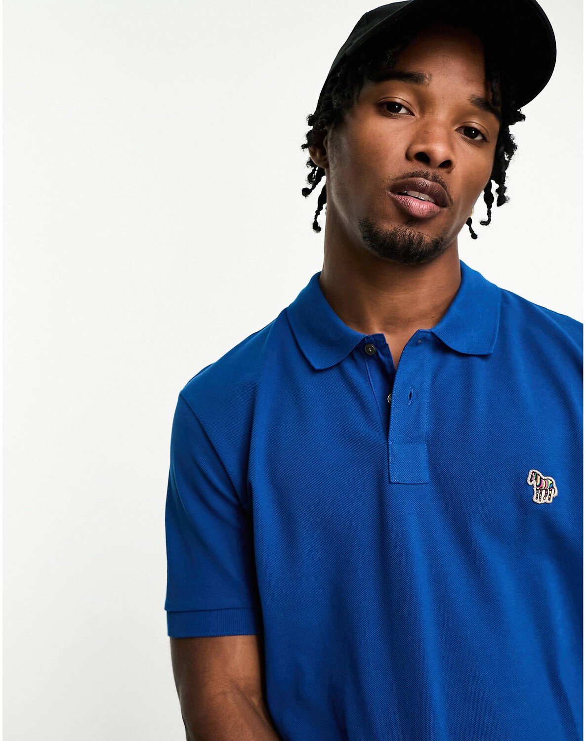 

Синяя рубашка поло с логотипом PS Paul Smith