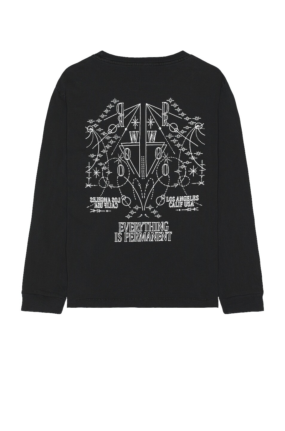 

Футболка Agolde Dr. Woo Long Sleeve, цвет Vintage Black