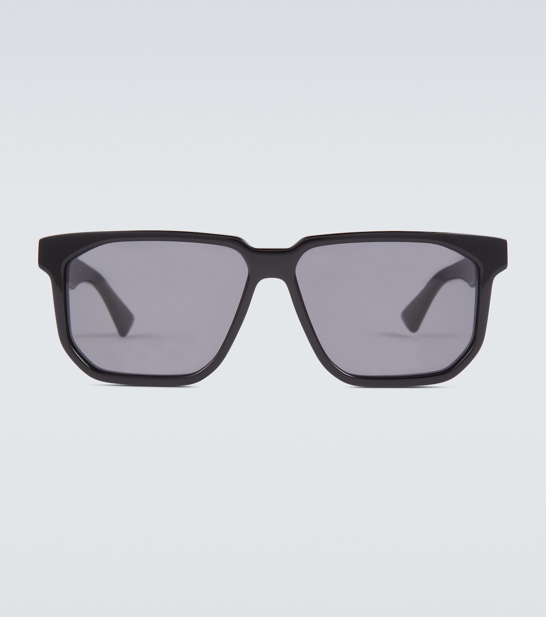 Квадратные солнцезащитные очки Bottega Veneta, черный