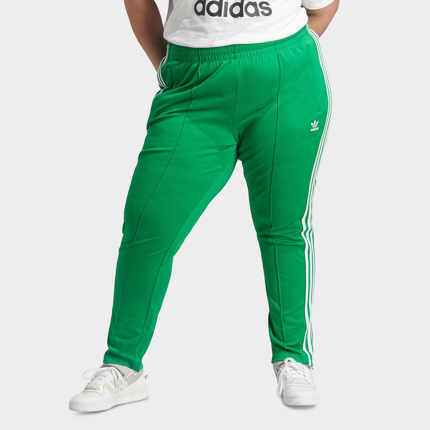 

Женские спортивные брюки adidas Originals adicolor Superstar (большие размеры), зеленый