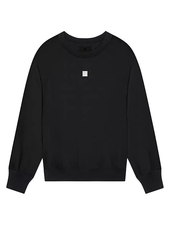 

Толстовка приталенного кроя из флиса Givenchy, черный