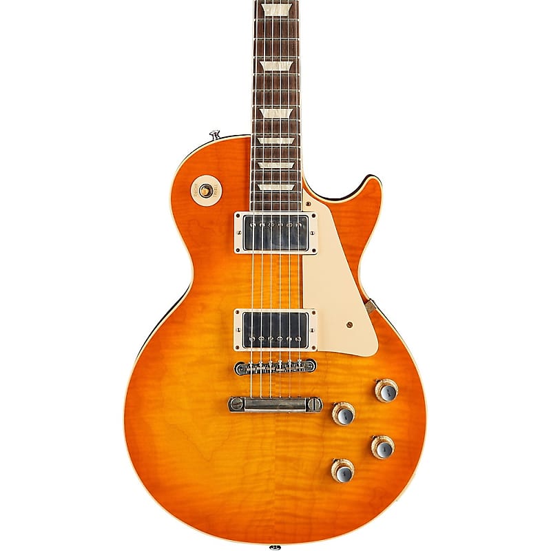 Электрогитара Gibson Custom Historic '60 Les Paul Standard VOS Electric Guitar Tangerine Burst электрогитара gibson custom shop 1958 les paul standard reissue sweet cherry