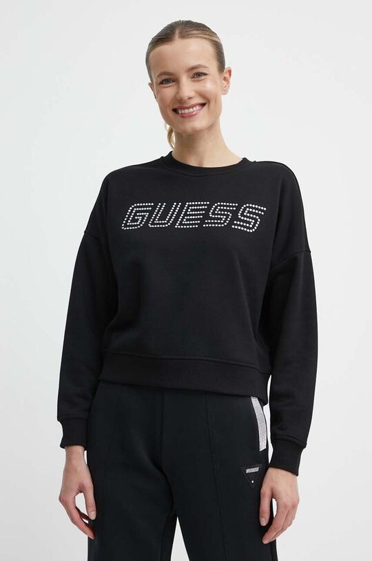 

Толстовка с капюшоном Guess, черный