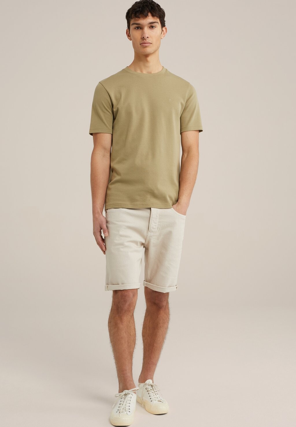 

Джинсовые шорты Blue Ridge WE Fashion, бежевые
