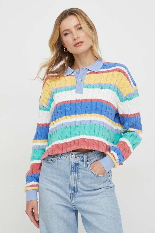 

Хлопковый свитер Polo Ralph Lauren, мультиколор