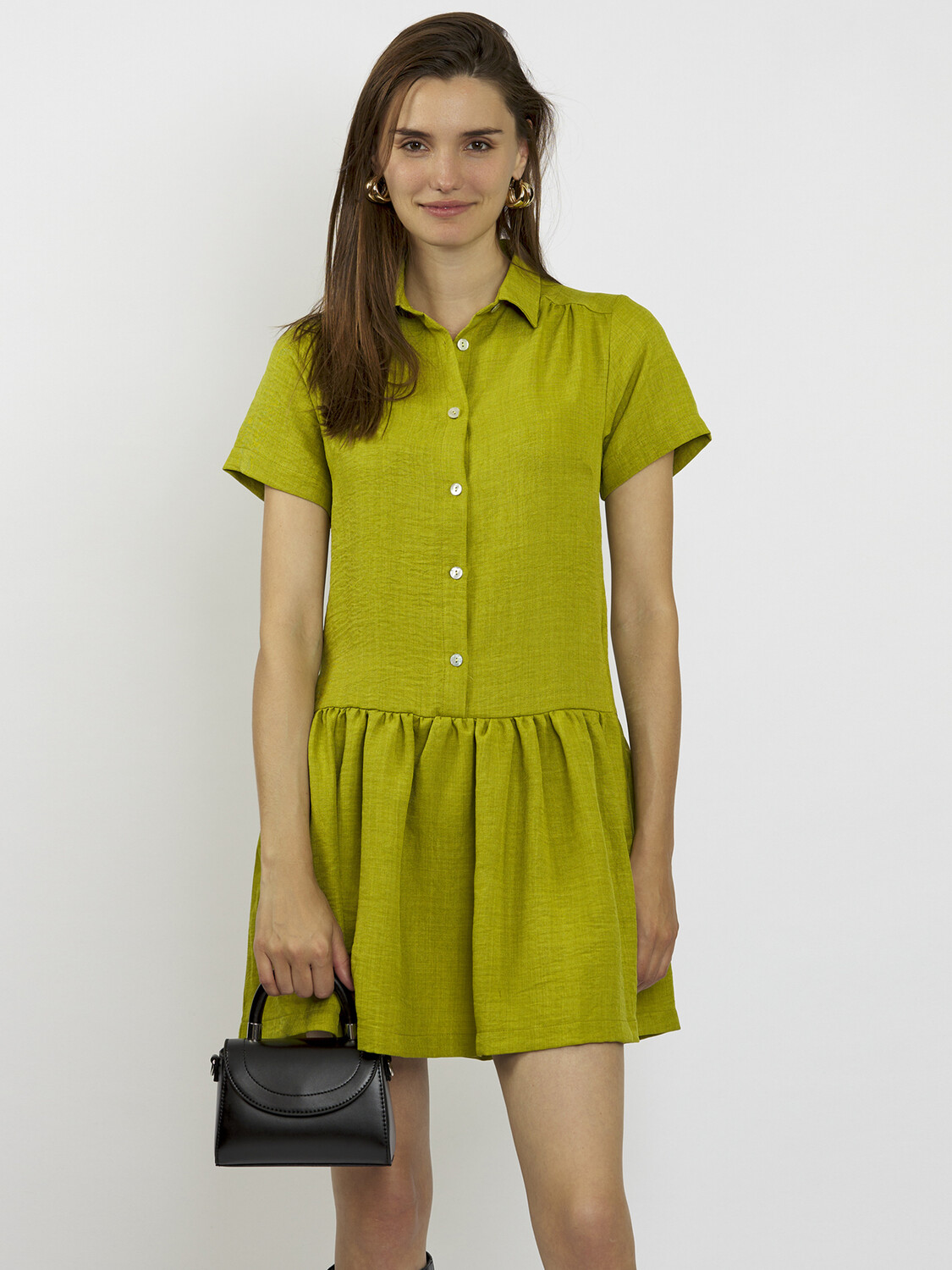 

Платье Freshlions Button up, зеленый