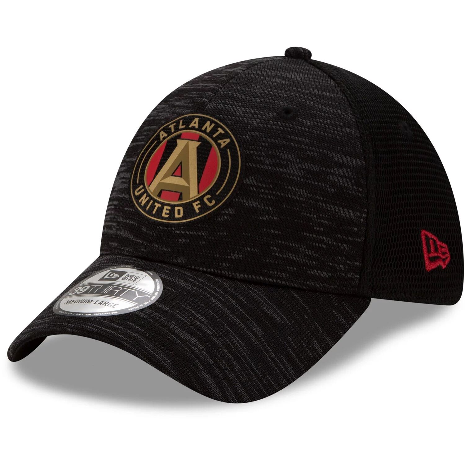 

Мужская черная кепка New Era Atlanta United FC On-Field Collection 39THIRTY Flex Hat