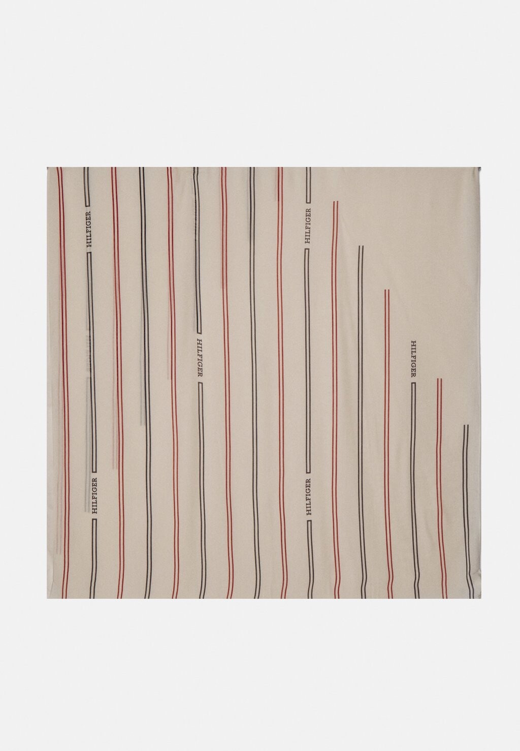

Шелковый шарф Essential Flag Scarf Tommy Hilfiger, старинный белый