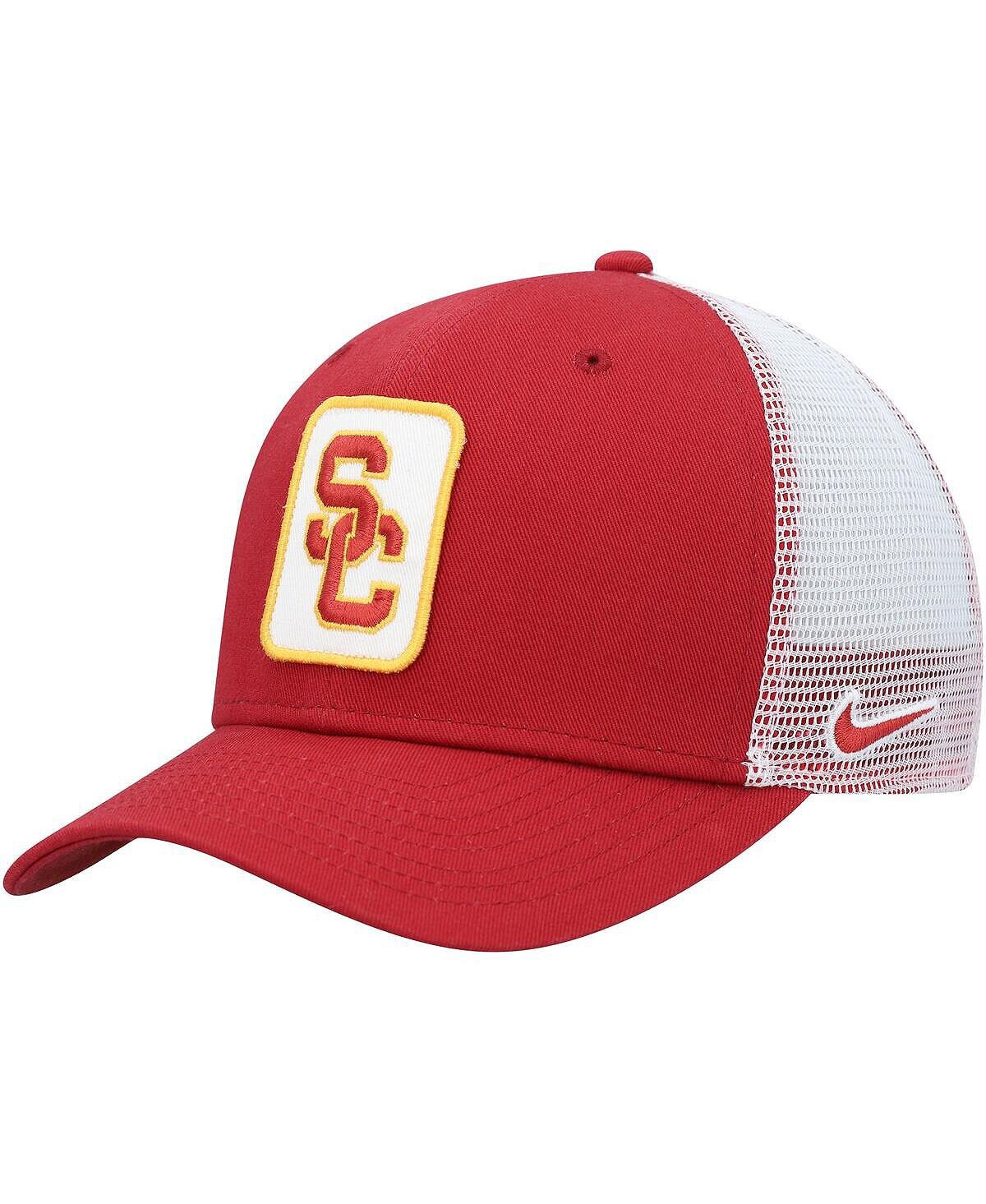 

Мужская кепка Cardinal белого цвета USC Trojans Classic99 Trucker Snapback Nike