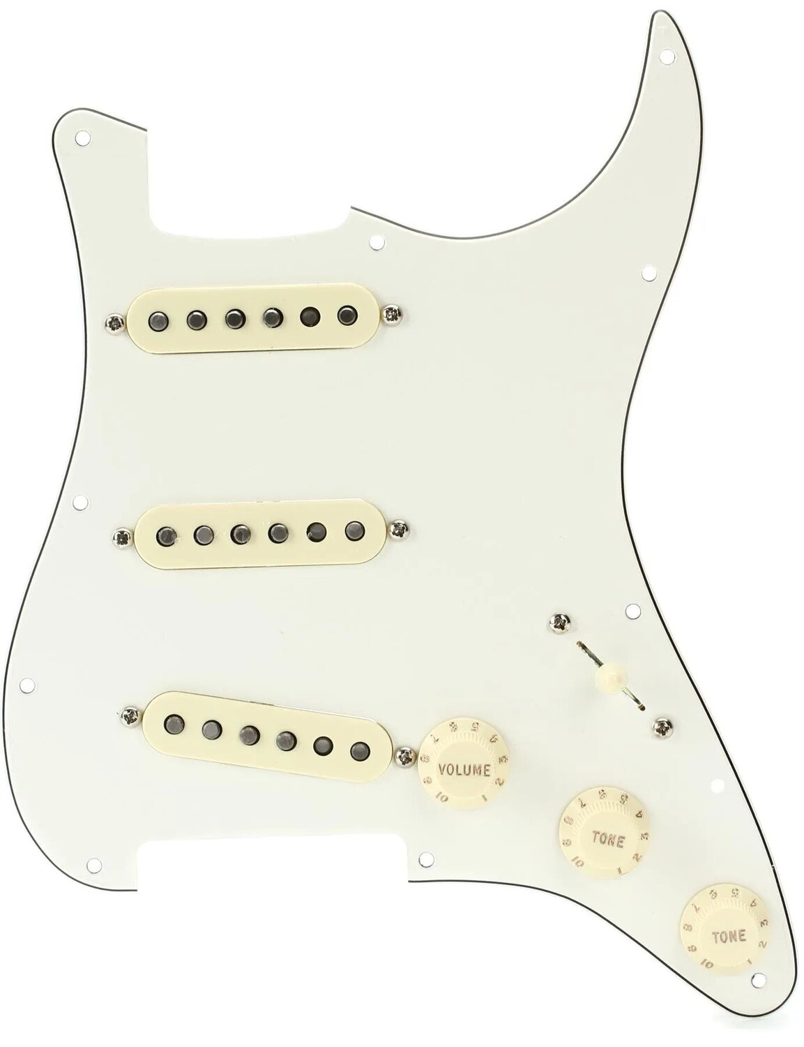 

Fender Original '57/'62 SSS Накладка Stratocaster с предварительной проводкой - пергамент, 3-слойная