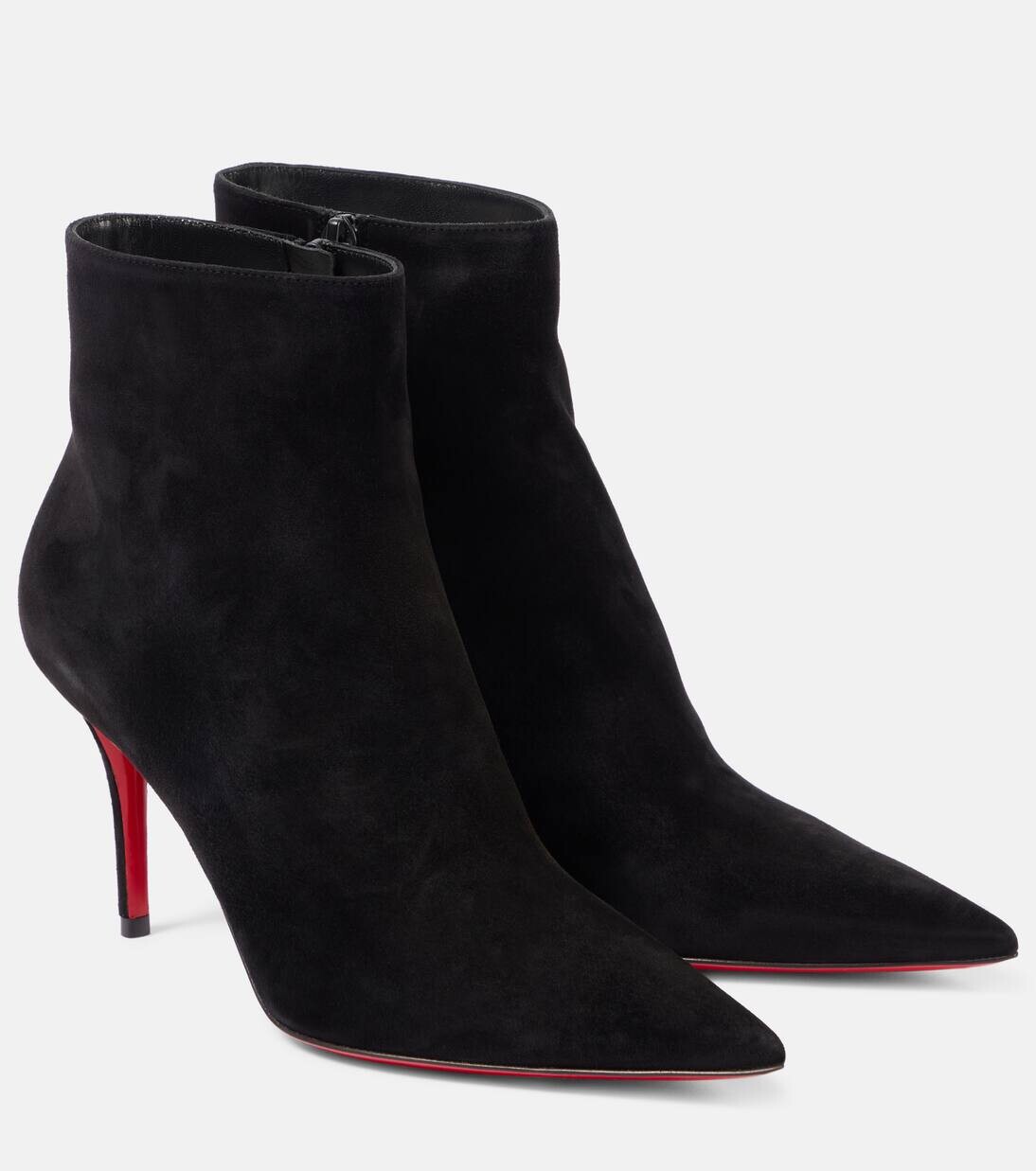 

Ботильоны из замши So Apostropha 80 Christian Louboutin, черный