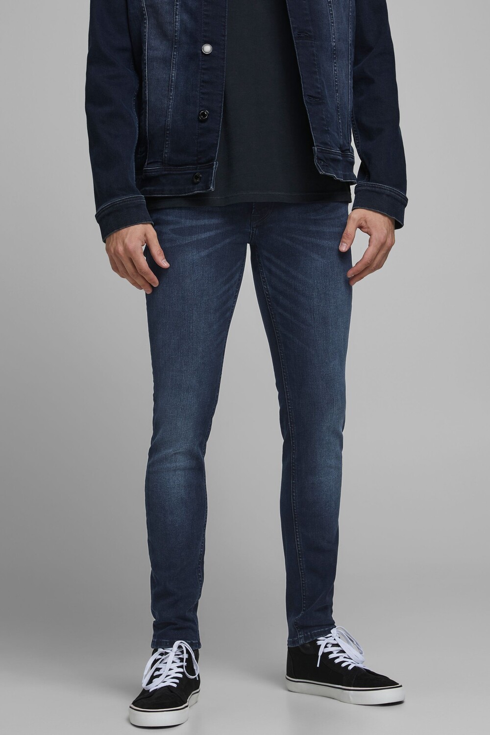 

Джинсы скинни Jack & Jones Liam с 5 карманами JACK & JONES, синий