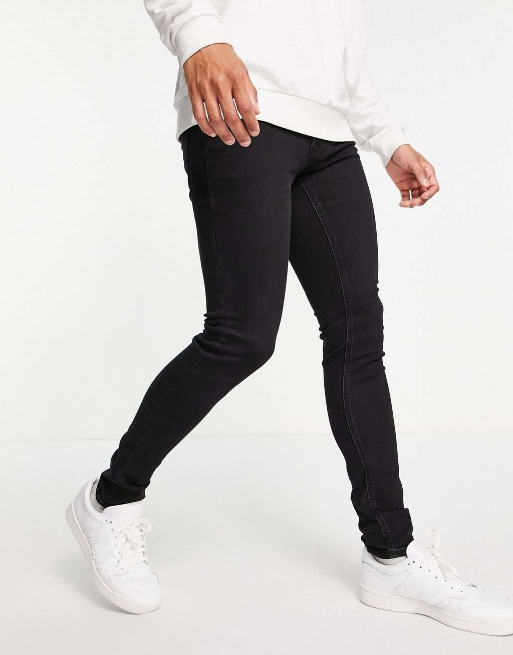 

Черные джинсы скинни Jack & Jones Intelligence Liam