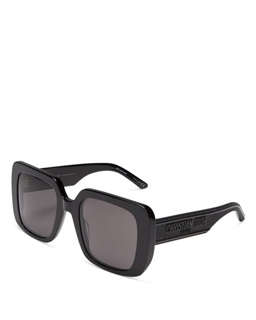 Квадратные солнцезащитные очки Wildior S3U, 55 мм DIOR, цвет Black