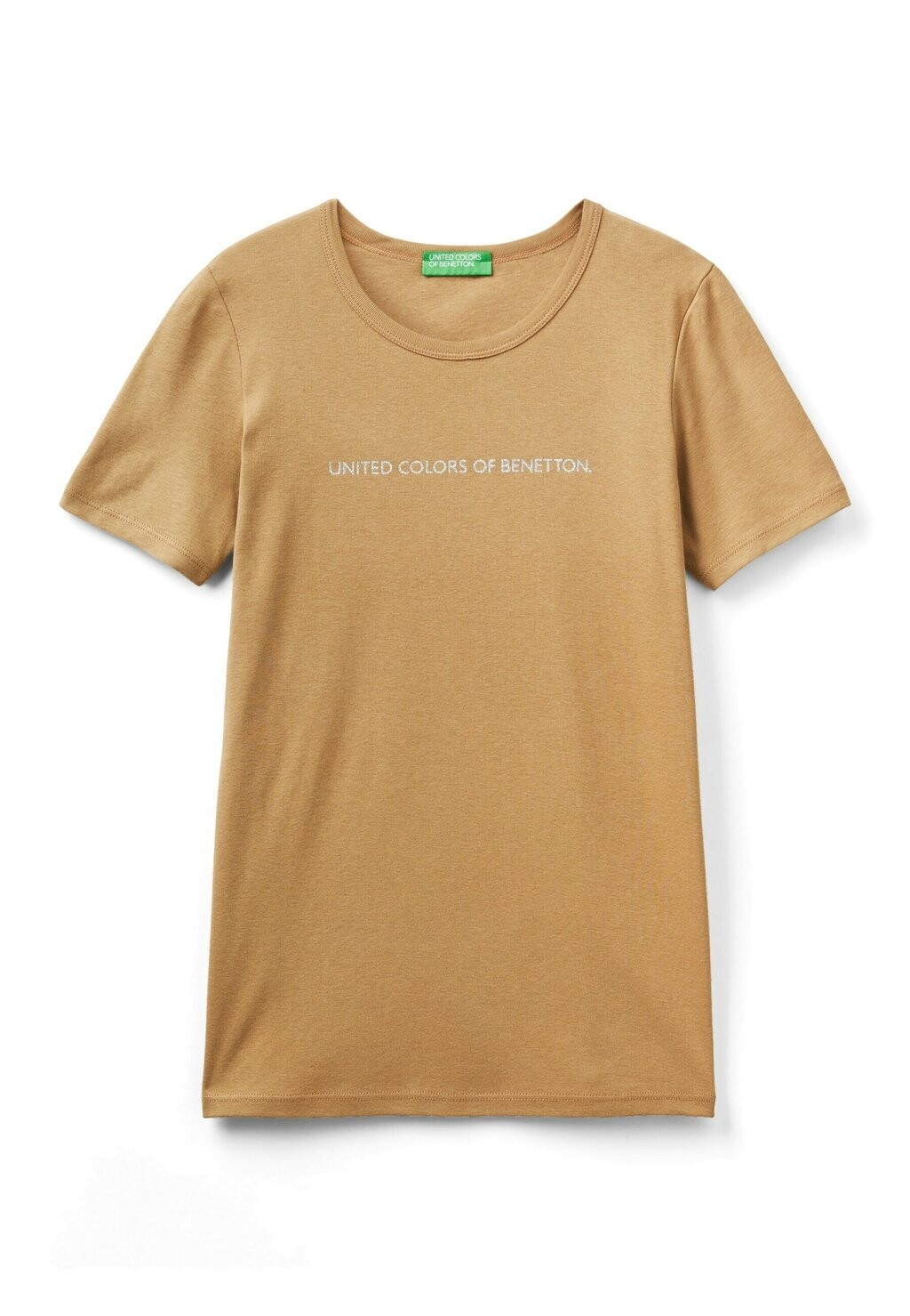 

Футболка с принтом United Colors of Benetton, коричневый