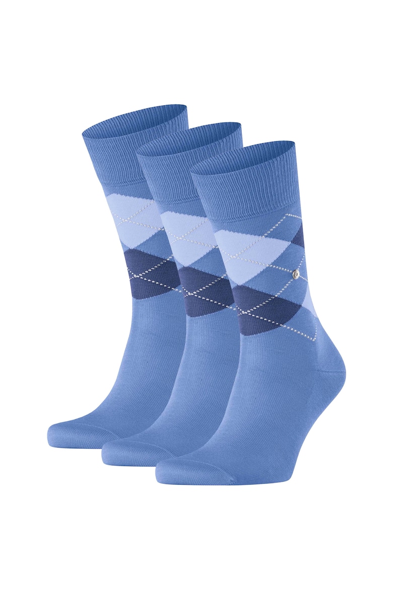 Длинные носки Manchester - 3 пары Burlington, синий
