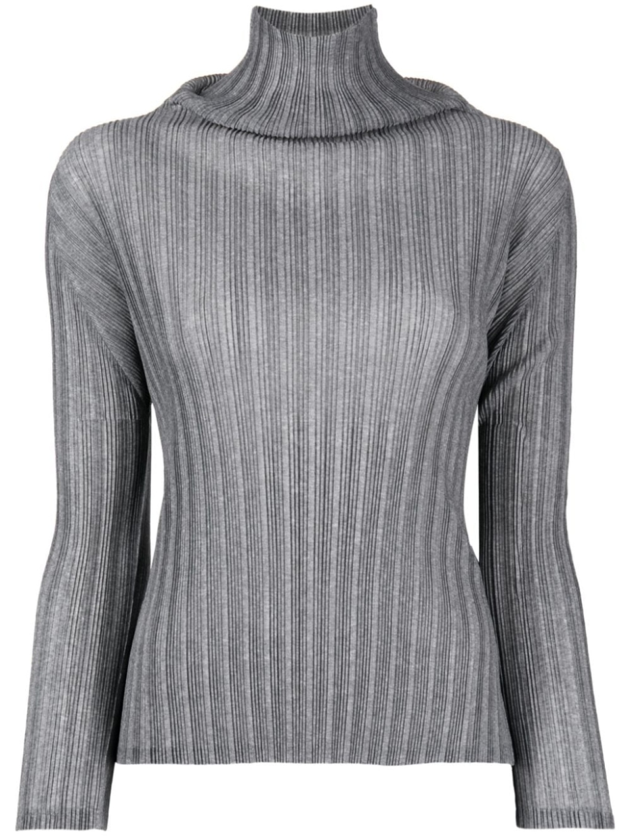 

Pleats Please Issey Miyake plissé-effect top, серый