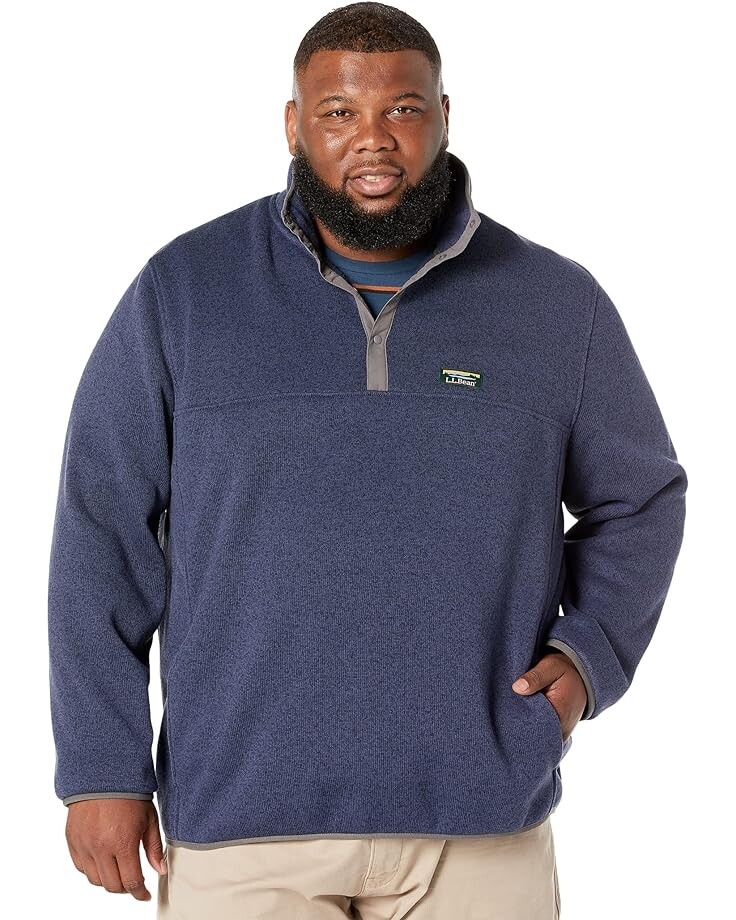 

Толстовка L.L.Bean Sweater Fleece Pullover - Tall, нави