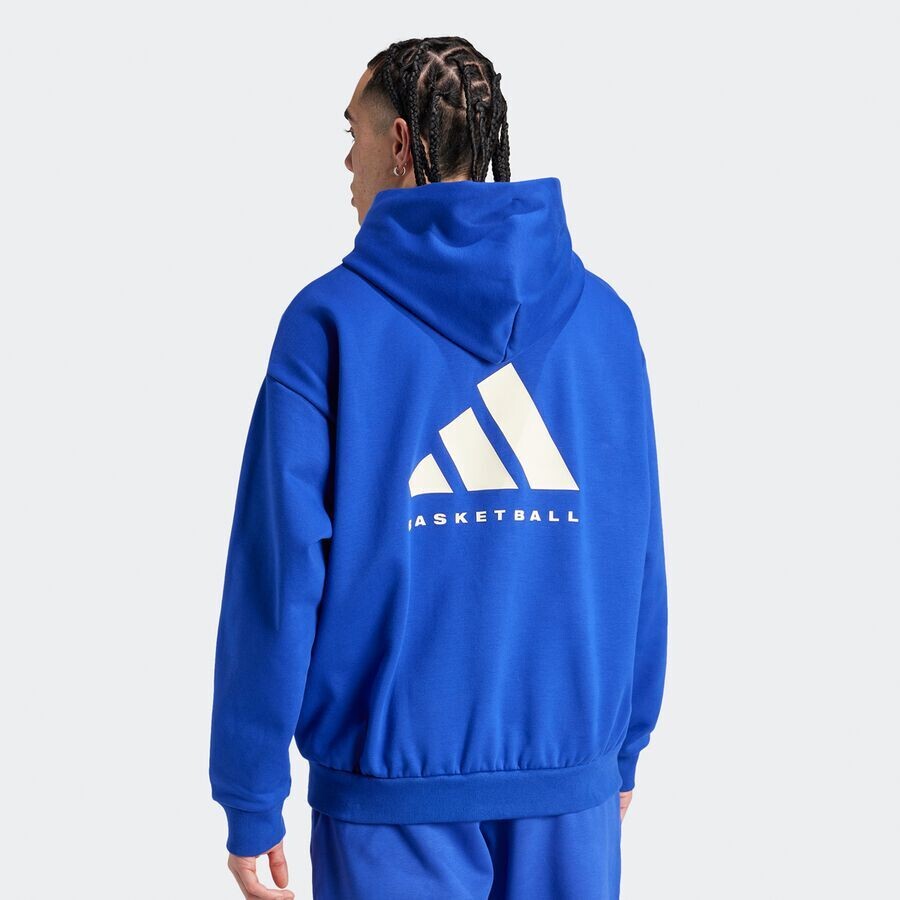 

Одна флисовая толстовка adidas Originals, цвет lucid blue
