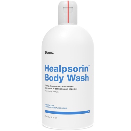 Healpsorin Увлажняющий гель для душа: гель для душа от псориаза и чувствительной кожи - лечение экземы 500 мл Dermz