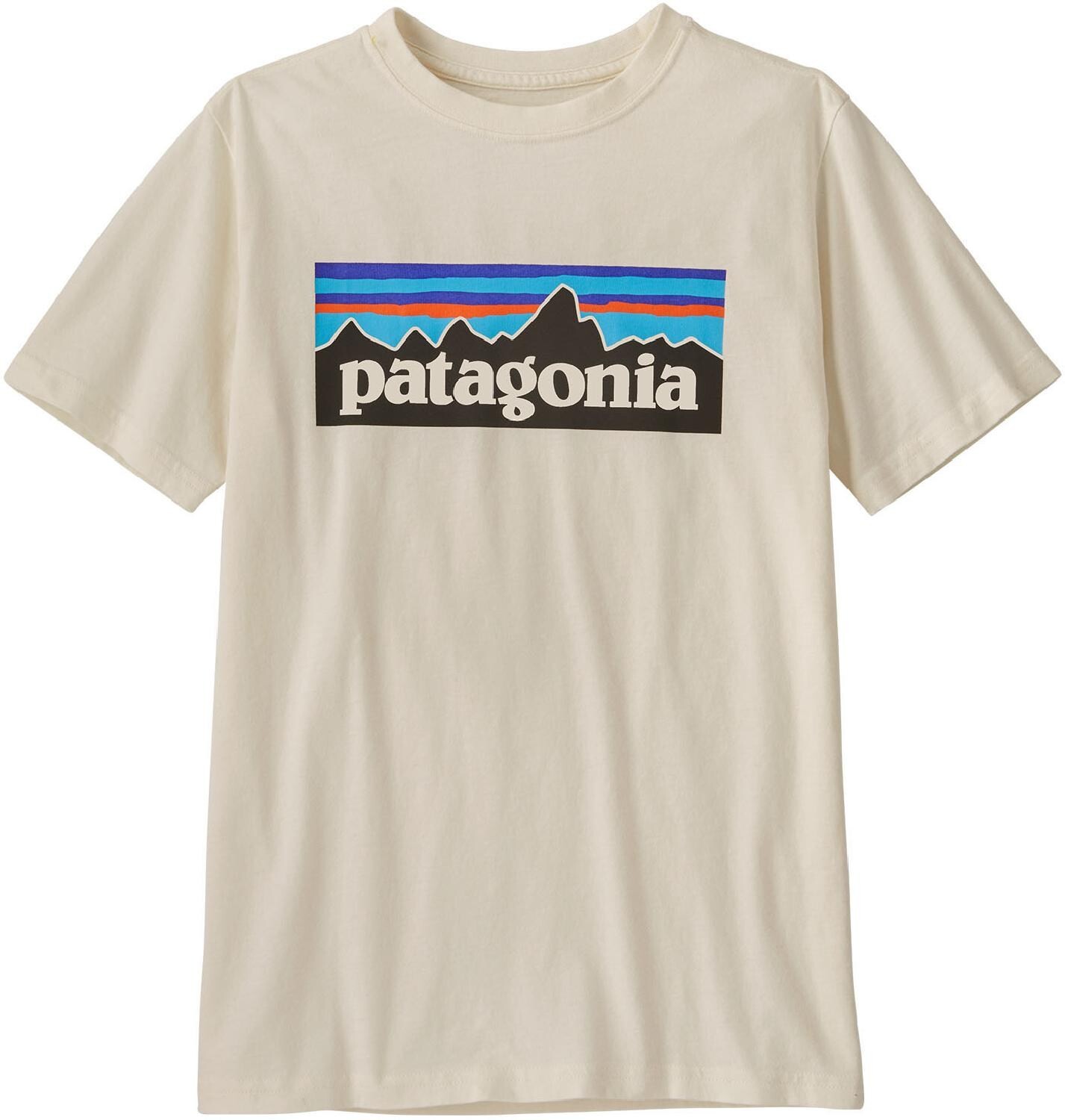 

Хлопковая футболка с логотипом P-6 — для мальчиков Patagonia, хаки