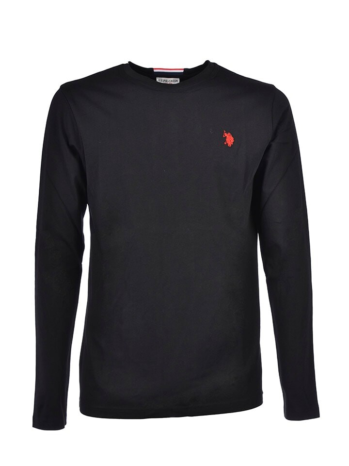 

Лонгслив U.S. Polo Assn., черный
