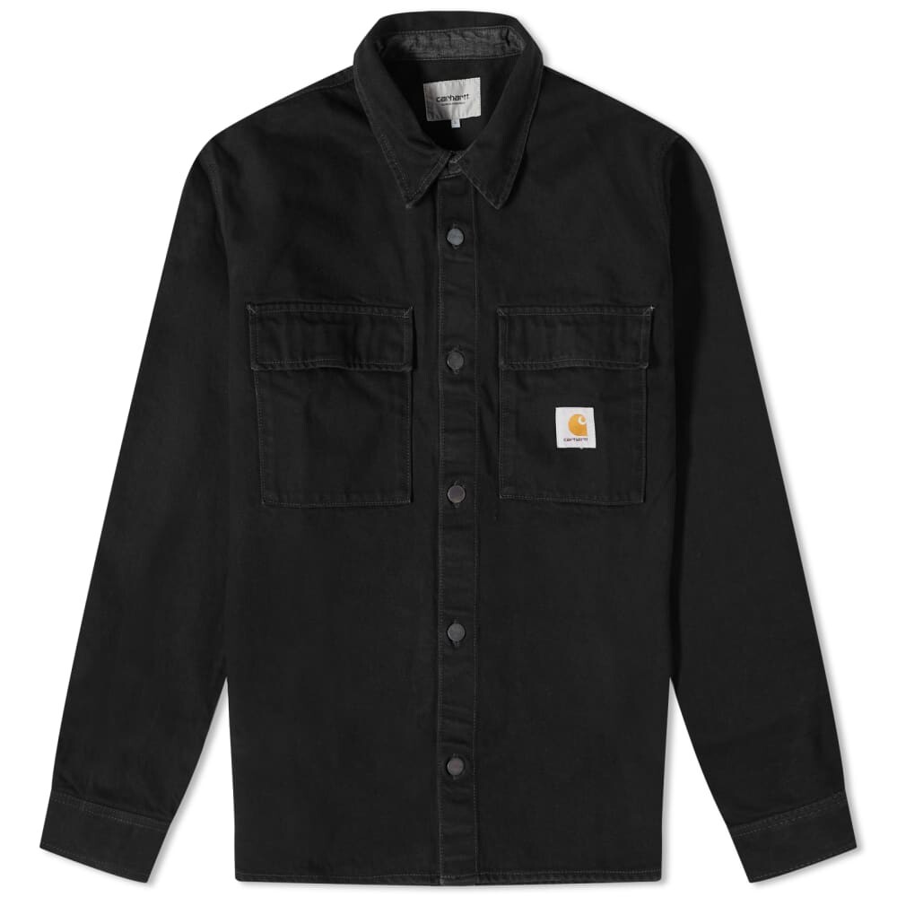 

Джинсовая куртка-рубашка Carhartt WIP Manny, черный