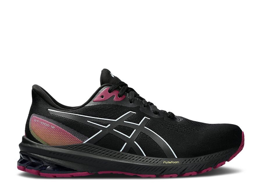 

Кроссовки ASICS Wmns Gt 1000 12 Gore-Tex 'Black Pink', черный
