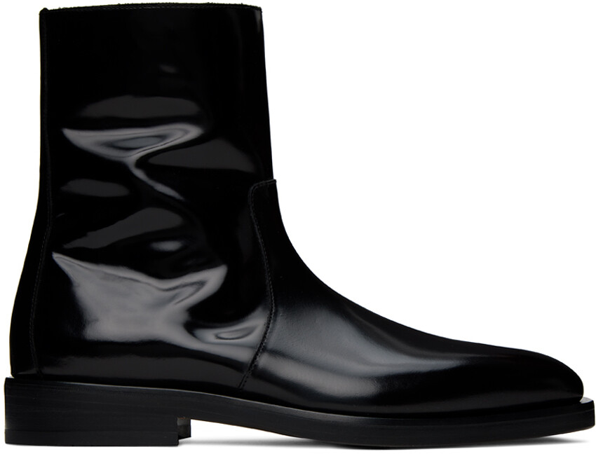 

Черные ботильоны Ferragamo