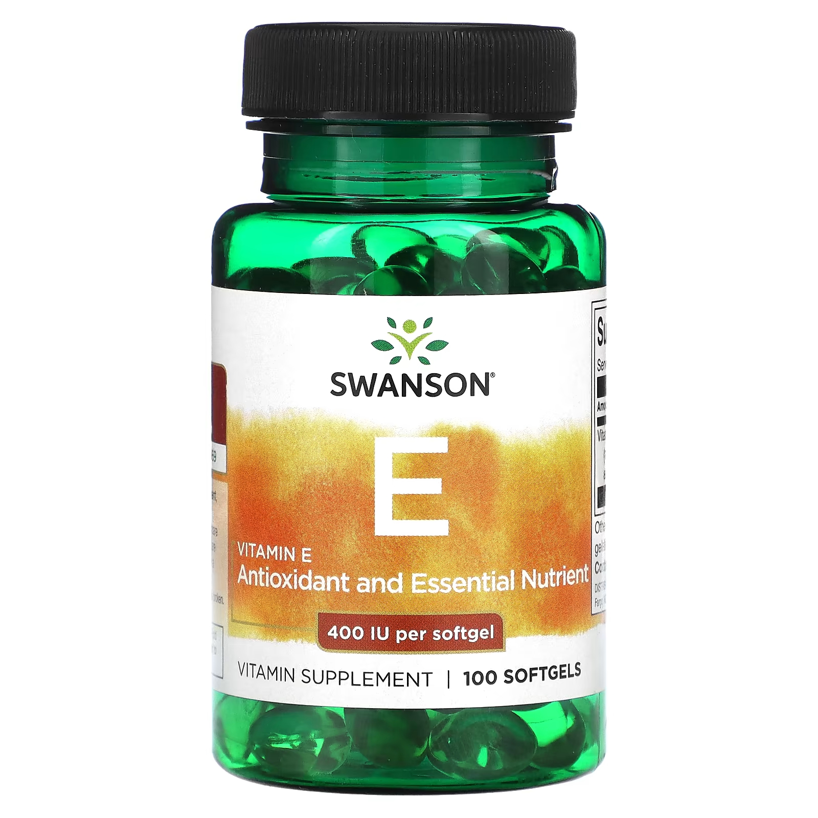 Swanson Витамин Е 100 мягких таблеток