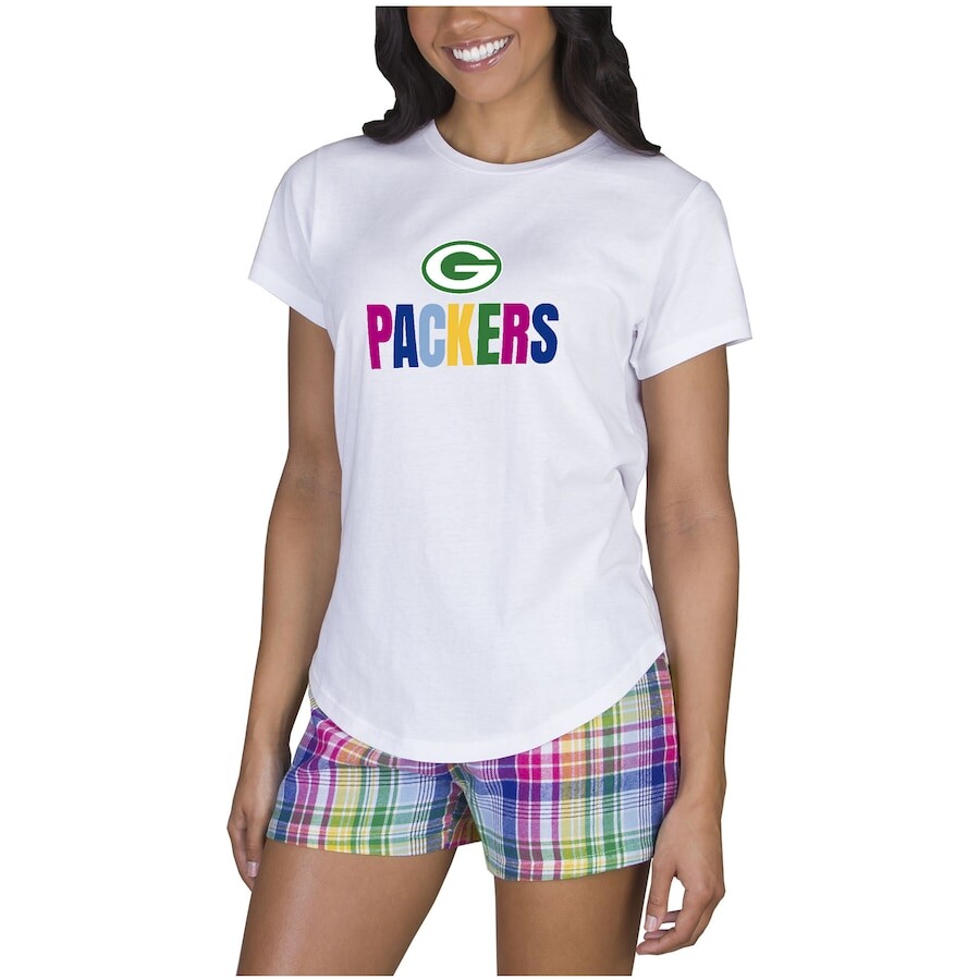

Пижамный комплект Concepts Sport Green Bay Packers, белый