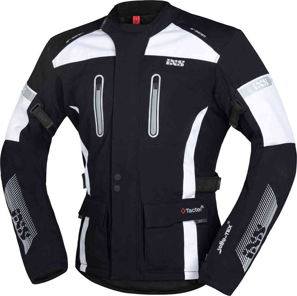 Мотоциклетная текстильная куртка Tour Pacora-ST IXS, черно-белый