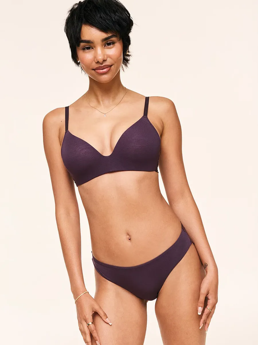 

Беспроводной бюстгальтер Harlowe Adore Me, цвет Plum Perfect